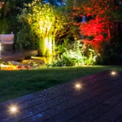 OUTLIV. Smart Light Starter-Set "Wifi 5RGB Bodeneinbauspots" Silber/Schwarz -Gartenmöbel Geschäft outliv by ds starter set wifi 5rgb bodeneinbauspots silber schwarz 1304031 5