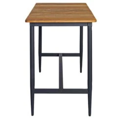 OUTLIV. Clark Gartenbar-Set 3-tlg. Tisch 170x75cm Aluminium/Teak Recycelt Charcoal/Teak Recycelt -Gartenmöbel Geschäft outliv clark gartenbar set 3 tlg aluminium teak recycelt 1400369 4