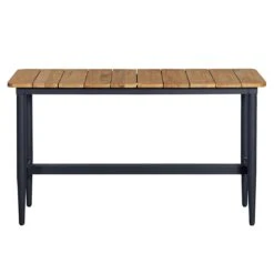 OUTLIV. Clark Gartenbar-Set 3-tlg. Tisch 170x75cm Aluminium/Teak Recycelt Charcoal/Teak Recycelt -Gartenmöbel Geschäft outliv clark gartenbar set 3 tlg aluminium teak recycelt 1400369 7