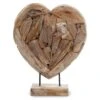 OUTLIV. Deko Herz 21x8x30cm Teak Wurzel Natur -Gartenmöbel Geschäft outliv deko herz 21x8x30cm teak wurzel 1347085 1