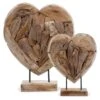 OUTLIV. Deko Herz Set 2-tlg. Teak Wurzel Natur -Gartenmöbel Geschäft outliv deko herz set 2 tlg teak wurzel 1396420 1