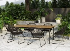 OUTLIV. Edson Gartensessel Aluminium/Rope Inkl. Kissen Charcoal -Gartenmöbel Geschäft outliv edson diningsessel aluminium rope inkl kissen 1347250 7