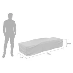 OUTLIV. Gartenliege Schutzhülle 210x75x40cm Schwarz -Gartenmöbel Geschäft outliv gartenliege schutzhuelle 210x75x40cm 1488853 7