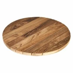 OUTLIV. Lazy Susan Drehteller Teak Teak Recycelt