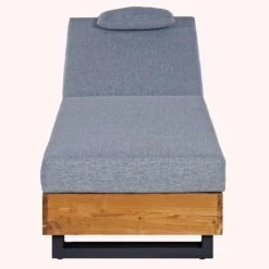 OUTLIV. Madrid Gartenliege Teak Recycelt/Olefin Teak Recycelt/Grau -Gartenmöbel Geschäft outliv marando loungeliege 200x60cm teak recycelt polster 1346766 3
