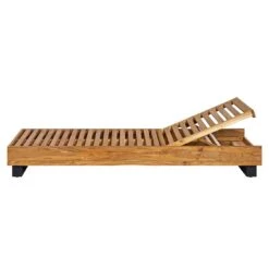 OUTLIV. Madrid Gartenliege Teak Recycelt/Olefin Teak Recycelt/Grau -Gartenmöbel Geschäft outliv marando loungeliege 200x60cm teak recycelt polster 1346766 9