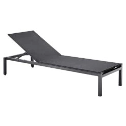 OUTLIV. Mia Gartenliege Aluminium/Textilene Anthrazit/Coal