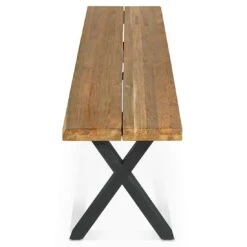 OUTLIV. Hudson Gartenbank Edelstahl/Teak Recycelt Charcoal/Teak Recycelt -Gartenmöbel Geschäft outliv ohio 4 sitzerbank 200 cm edelstahl teak recycelt 1347349 3