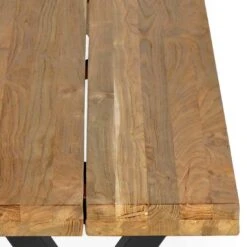 OUTLIV. Hudson Gartenbank Edelstahl/Teak Recycelt Charcoal/Teak Recycelt -Gartenmöbel Geschäft outliv ohio 4 sitzerbank 200 cm edelstahl teak recycelt 1347349 4