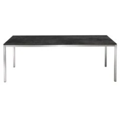 Zebra One Gartenmöbelset 7-tlg. Mit Tisch 180x100 Cm Silber/Concrete -Gartenmöbel Geschäft outliv one gartenmoebelset 7 tlg mit tisch 180x100 cm 1442180 3