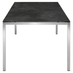 Zebra One Gartenmöbelset 7-tlg. Mit Tisch 180x100 Cm Silber/Concrete -Gartenmöbel Geschäft outliv one gartenmoebelset 7 tlg mit tisch 180x100 cm 1442180 4