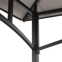 OUTLIV. Gartenpavillon 152x244cm Stahl/Stoff Schwarz/Grau -Gartenmöbel Geschäft outliv pavillon 152x244cm stahl stoff 1396640 6