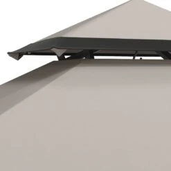 OUTLIV. Gartenpavillon 152x244cm Stahl/Stoff Schwarz/Grau -Gartenmöbel Geschäft outliv pavillon 152x244cm stahl stoff 1396640 7