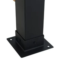 OUTLIV. Gartenpergola 313x191 Cm Zedernholz/Stahl Schwarz/Natur -Gartenmöbel Geschäft outliv pergola 313x191 cm zedernholz stahl 1422237 5