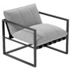 OUTLIV. By Detlef Steves Reef Loungesessel Aluminium/Sunbrella Schwarz/Flanelle -Gartenmöbel Geschäft outliv reef loungesessel aluminium sunbrella 1341233 1