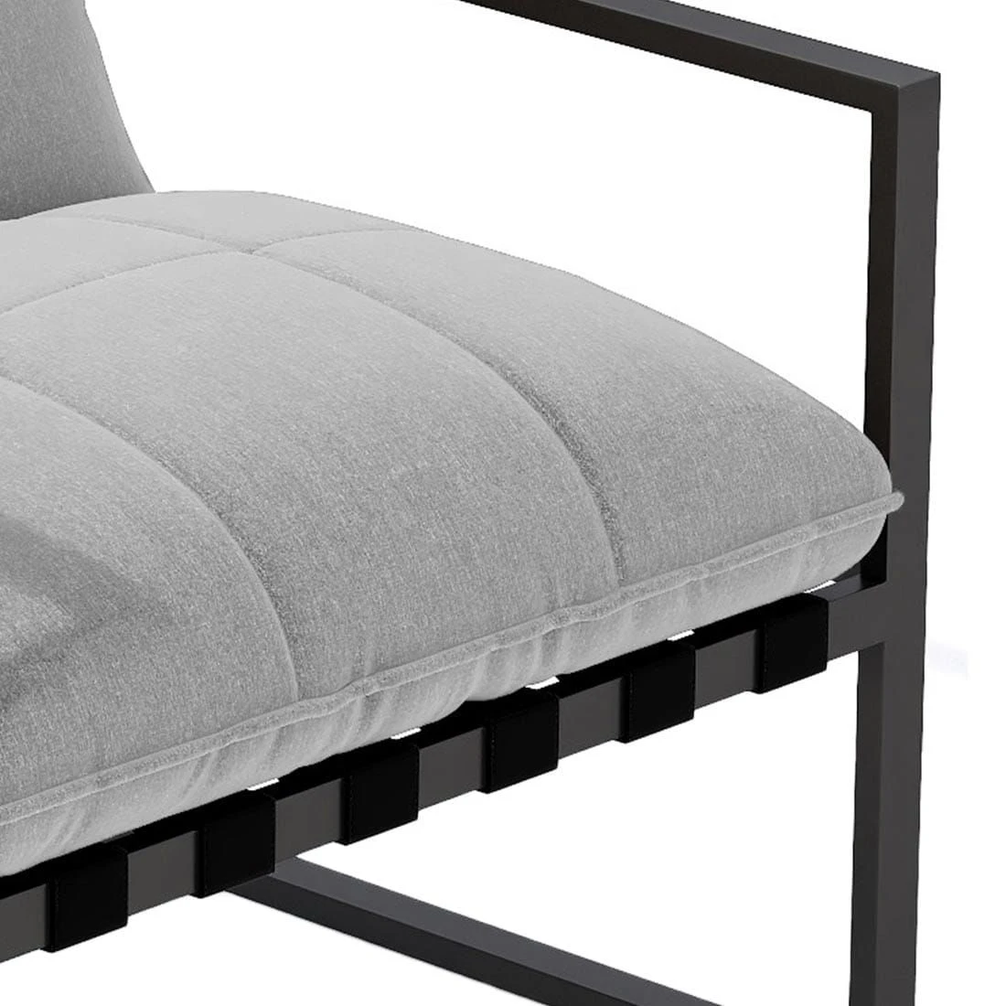 OUTLIV. By Detlef Steves Reef Loungesessel Aluminium/Sunbrella Schwarz/Flanelle 5 OUTLIV. By Detlef Steves Reef Loungesessel Aluminium/Sunbrella Schwarz/Flanelle – Bild 3