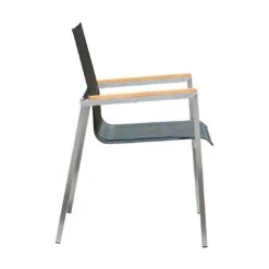 OUTLIV. Rimini Gartenmöbelset 7-tlg. Tisch 200x100cm Edelstahl/Schwarz -Gartenmöbel Geschäft outliv rimini ii gartenmobelset 8tlg stapel tisch 200cm edelstahl schwarz 1176585 8