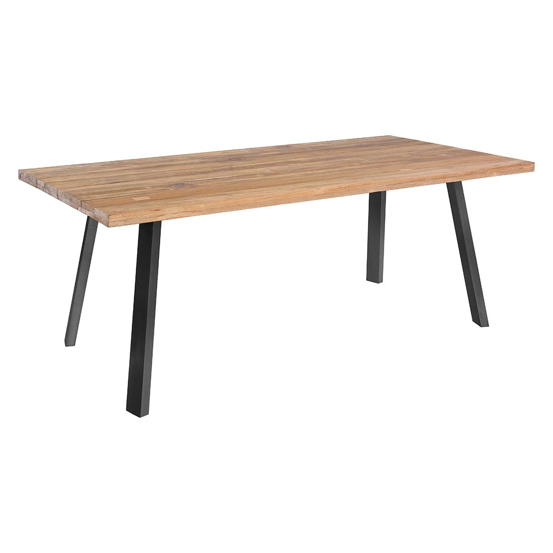 OUTLIV. Rustic Gartentisch 220x100cm Stahl/Teak Anthrazit/Natur 3 OUTLIV. Rustic Gartentisch 220x100cm Stahl/Teak Anthrazit/Natur