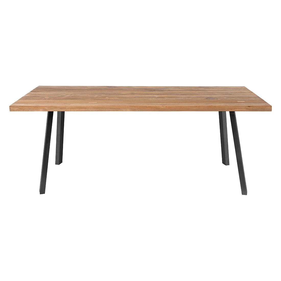 OUTLIV. Rustic Gartentisch 220x100cm Stahl/Teak Anthrazit/Natur 4 OUTLIV. Rustic Gartentisch 220x100cm Stahl/Teak Anthrazit/Natur – Bild 2