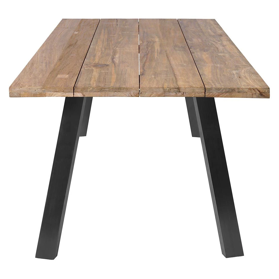 OUTLIV. Rustic Gartentisch 220x100cm Stahl/Teak Anthrazit/Natur 5 OUTLIV. Rustic Gartentisch 220x100cm Stahl/Teak Anthrazit/Natur – Bild 3