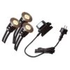 OUTLIV. Smart Light Starter-Set "3 Decklights Mit Transformator" Schwarz/Silber -Gartenmöbel Geschäft outliv smart light decklight schwarz silber 1301952 1