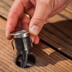 OUTLIV. Smart Light Starter-Set "3 Decklights Mit Transformator" Schwarz/Silber -Gartenmöbel Geschäft outliv smart light decklight schwarz silber 1301952 6