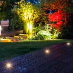 OUTLIV. Smart Light Starter-Set "3 Decklights Mit Transformator" Schwarz/Silber -Gartenmöbel Geschäft outliv smart light decklight schwarz silber 1301952 8