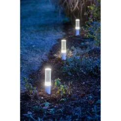 OUTLIV. Smart Light Starter-Set "3x Gartenleuchten Mit Dämmerungssensor" Silber/Schwarz -Gartenmöbel Geschäft outliv starter set 3x gartenleuchten m dammerungss metall 1304009 7