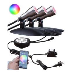 OUTLIV. Smart Light Starter -Set Wifi-Set: 3 RGB-Spots Silber/Schwarz 20 OUTLIV. Smart Light Starter -Set Wifi-Set: 3 RGB-Spots Silber/Schwarz -Gartenmöbel Geschäft outliv starter set wifi set 3 rgb spots silber schwarz 1303943 1