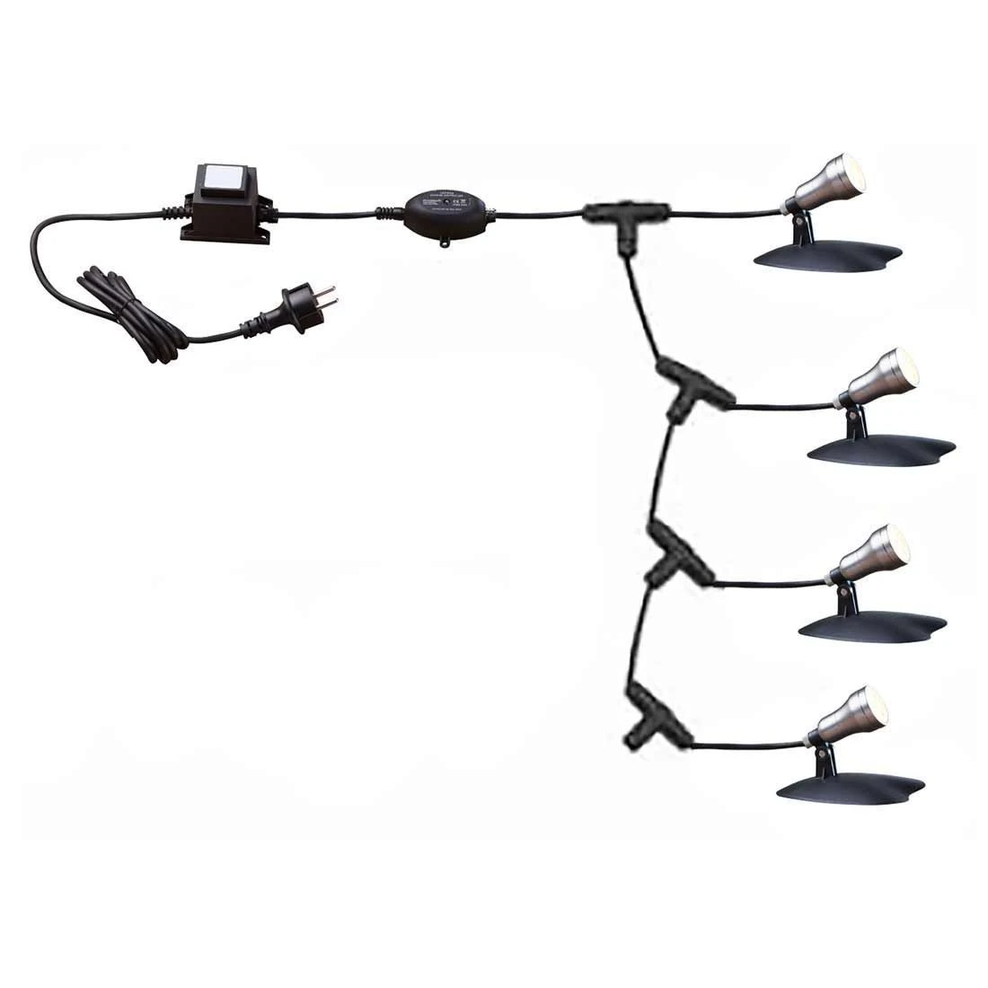 OUTLIV. Smart Light Starter -Set Wifi-Set: 3 RGB-Spots Silber/Schwarz 9 OUTLIV. Smart Light Starter -Set Wifi-Set: 3 RGB-Spots Silber/Schwarz – Bild 7