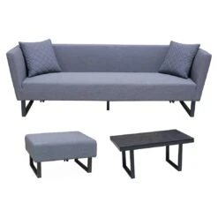 OUTLIV. By Detlef Steves Tonga Loungeset 3-tlg. Aluminium/Sunbrella Anthrazit/Flanelle 13 OUTLIV. By Detlef Steves Tonga Loungeset 3-tlg. Aluminium/Sunbrella Anthrazit/Flanelle -Gartenmöbel Geschäft outliv tonga loungeset 3 tlg aluminium sunbrella 1434150 3