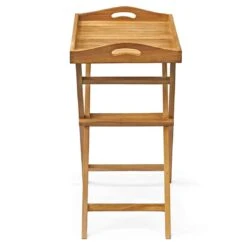 OUTLIV. Tray Gartentisch 40x63cm Teak Natur -Gartenmöbel Geschäft outliv tray gartentisch 40x63cm teak natur 1346997 3