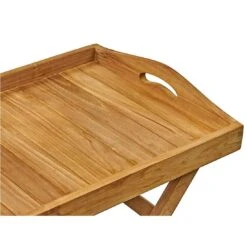 OUTLIV. Tray Gartentisch 40x63cm Teak Natur -Gartenmöbel Geschäft outliv tray gartentisch 40x63cm teak natur 1346997 5