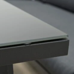 OUTLIV. Wellington Dininglounge 3-tlg. Aluminium/Polster Carbon Black/Reflex Black -Gartenmöbel Geschäft outliv wellington loungeecke aluminium polster carbon black reflex black 1247403 9