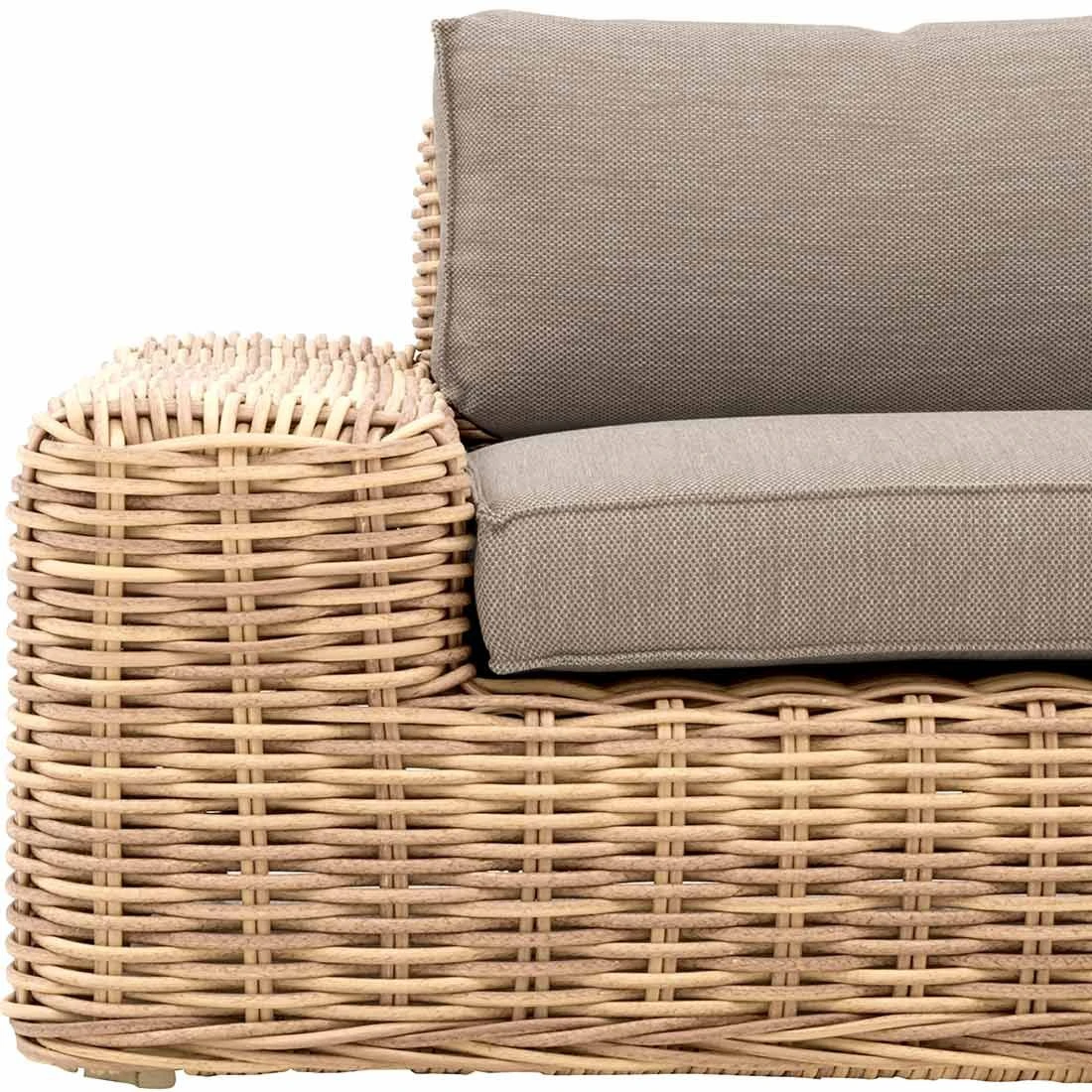 OUTLIV. Yate Ecklounge 4tlg. Geflecht/Olefin Mixed Brown 11 OUTLIV. Yate Ecklounge 4tlg. Geflecht/Olefin Mixed Brown – Bild 9