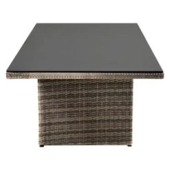 Ploß Nizza Gartentisch 220x100cm Geflecht/Glas Natur-Beige-Braun-Meliert/Steinoptik 13 Ploß Nizza Gartentisch 220x100cm Geflecht/Glas Natur-Beige-Braun-Meliert/Steinoptik -Gartenmöbel Geschäft ploss nizza diningtisch 220x100cm geflecht glas 1361231 5