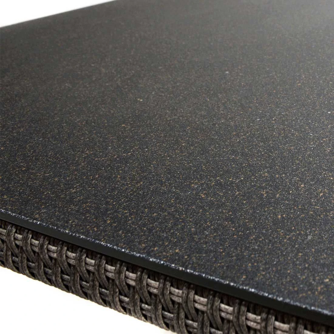 Ploß Nizza Gartentisch 220x100cm Geflecht/Glas Natur-Beige-Braun-Meliert/Steinoptik 9 Ploß Nizza Gartentisch 220x100cm Geflecht/Glas Natur-Beige-Braun-Meliert/Steinoptik – Bild 7