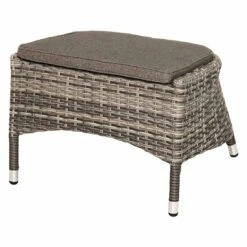 Ploß Nizza Loungehocker Geflecht/Polster Natur-Beige-Braun-Meliert/Savanna -Gartenmöbel Geschäft ploss nizza loungehocker geflecht polster 1361220 3