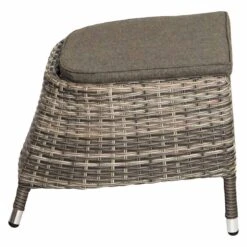 Ploß Nizza Loungehocker Geflecht/Polster Natur-Beige-Braun-Meliert/Savanna -Gartenmöbel Geschäft ploss nizza loungehocker geflecht polster 1361220 5