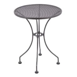 Royal Garden Caffeo Gartentisch Ø60 Cm Streckmetall Eisengrau -Gartenmöbel Geschäft royal garden streckmetall tisch rund 60 cm 3