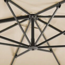 Schneider® Schneider Rhodos Twist Ampelschirm 300x300cm Natur -Gartenmöbel Geschäft schneider rhodos twist ampelschirm 300x300cm natur 1266763 9