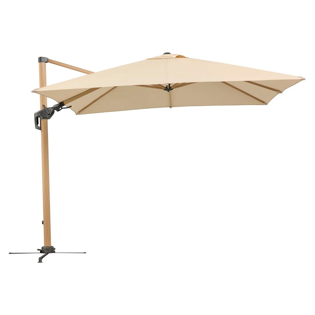 Schneider® Schneider Rhodos Twist-Woody Ampelschirm 300x300cm Natur 3 Schneider® Schneider Rhodos Twist-Woody Ampelschirm 300x300cm Natur