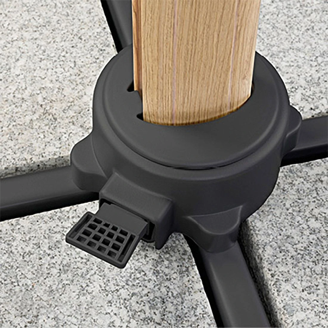 Schneider® Schneider Rhodos Twist-Woody Ampelschirm 300x300cm Natur 12 Schneider® Schneider Rhodos Twist-Woody Ampelschirm 300x300cm Natur – Bild 10