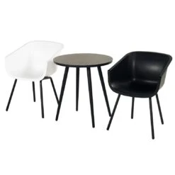 Schöner Wohnen Texel Gartentisch Ø66cm Aluminium/Glaskeramik Schwarz/Keramik -Gartenmöbel Geschäft schoener wohnen texel gartentisch durchm66cm aluminium glaskeramik 1470406 6