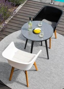 Schöner Wohnen Texel Gartentisch Ø66cm Aluminium/Glaskeramik Schwarz/Keramik -Gartenmöbel Geschäft schoener wohnen texel gartentisch durchm66cm aluminium glaskeramik 1470406 8