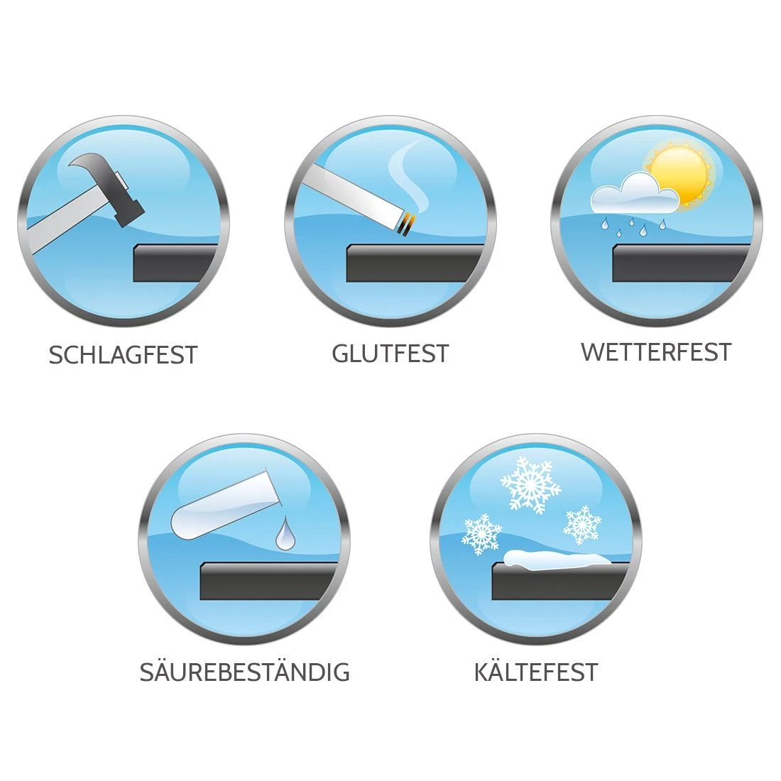 Sieger Ausziehtisch 165/225/285x95cm Aluminium/Vivodur Graphit/Schiefer Anthrazit 9 Sieger Ausziehtisch 165/225/285x95cm Aluminium/Vivodur Graphit/Schiefer Anthrazit – Bild 7