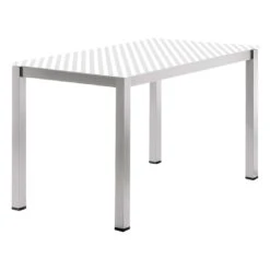 Sieger Gartentisch-Gestell 120x80cm Aluminium Graphit