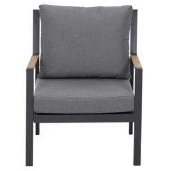 Siena Garden Londra Loungesessel Aluminium/Ranotex Anthrazit/Schwarz-Silber -Gartenmöbel Geschäft siena garden londra loungesessel aluminium ranotex 1353135 2