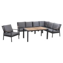 Siena Garden Londra Loungesessel Aluminium/Ranotex Anthrazit/Schwarz-Silber -Gartenmöbel Geschäft siena garden londra loungesessel aluminium ranotex 1353135 7