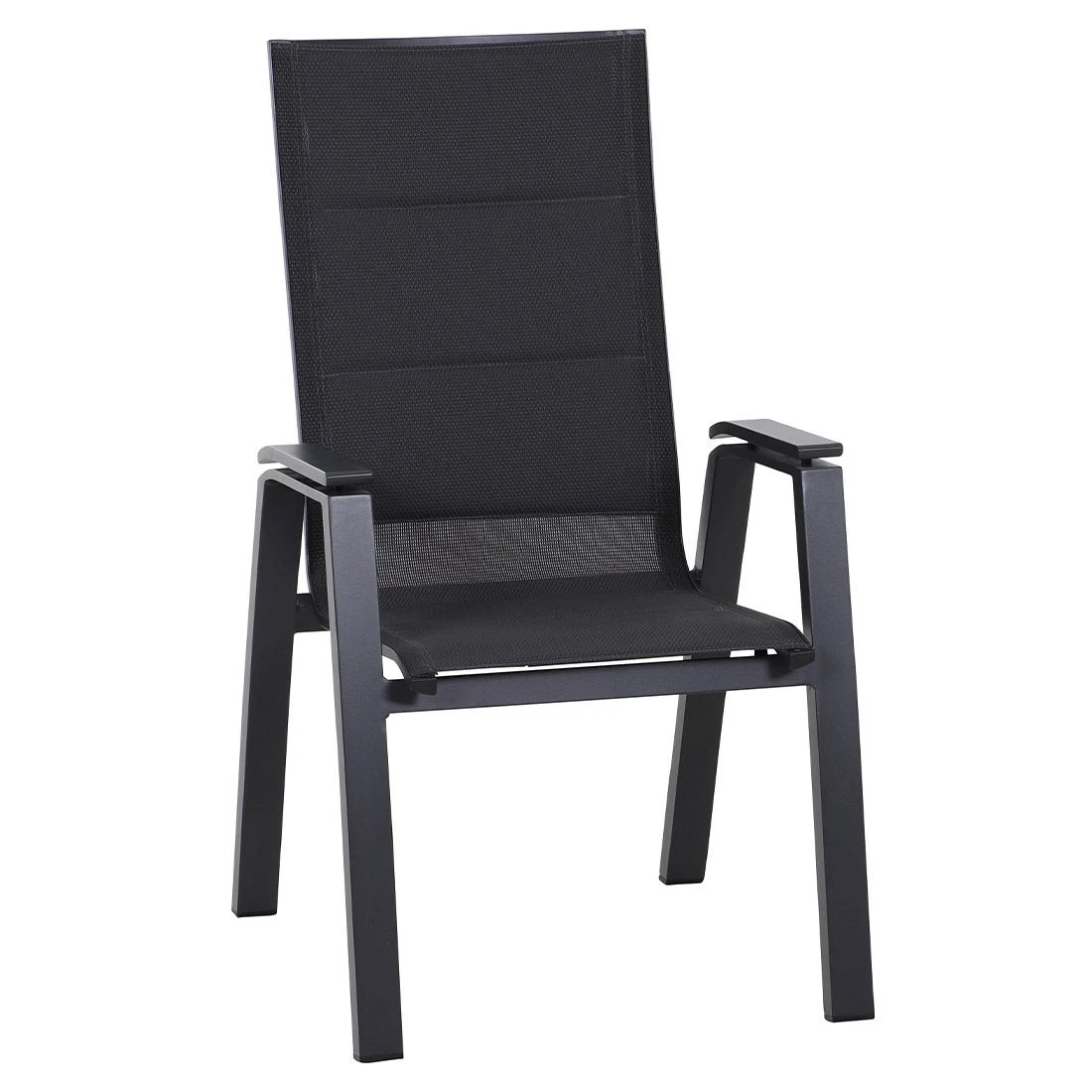 Siena Garden Milano Stapelsessel Aluminium/Ranotex®-Gewebe Matt Anthrazit/Grau 3 Siena Garden Milano Stapelsessel Aluminium/Ranotex®-Gewebe Matt Anthrazit/Grau